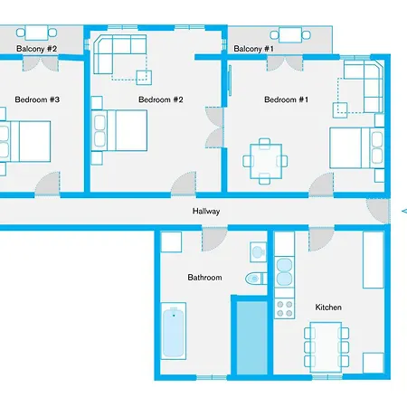 The Paul Loft, Big 3 Bed Apartment, 120 M2, Group & Family Friendly, Prenzlauer Berg, Ideal For 4 - 8 Guests